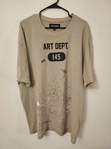 Reason - Art Dept Splatter Tee - Tan - Picture 1 of 6