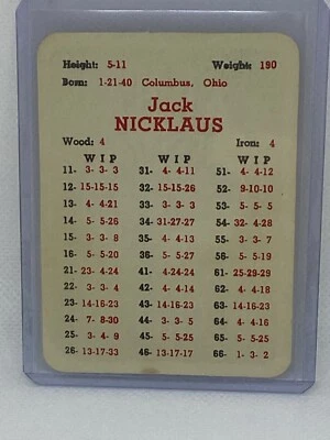 Juego de golf profesional APBA 1962 Jack Nicklaus Foto 1 de 2