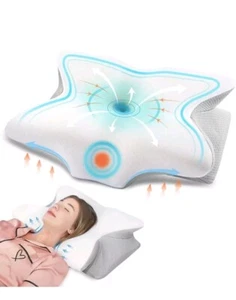 Cervical Pillow,Contour Memory Foam Pillow Ergonomic Neck Support Pillow - Picture 1 of 5