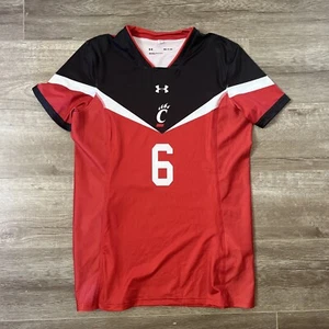 Under Armour Cincinnati Bearcats SS Soccer Jersey Womens S Red UJUJP1W - Picture 1 of 4