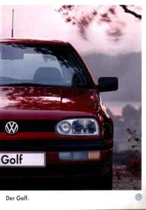 VW Golf 3 Prospekt, 5.1997, Basis Trendline Comfortline GT Special - Picture 1 of 8