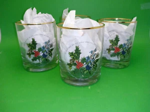 Portmeirion Holly & Ivy Double Old Fashioned Glasses, Set of 4 (623941) - Picture 1 of 7