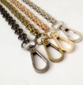 Metal Three Row Watch Chain For Bag Strap Purse Crossbody Handbag Handles Bag - Picture 1 of 11