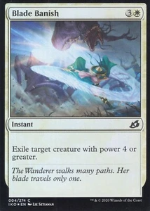 1X BLADE BANISH FOIL 004/274 WHITE IKORIA IKO MTG MAGIC NM X1 (yourdeckbuilder) - Picture 1 of 1