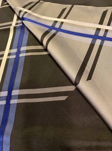 Pure 100% Silk twill Fabric 23”x84” Natural Fiber Jacquard - Picture 1 of 10