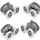 Adjustable Top and Bottom Rollers for Twin Butterfly Shower Doors Set of 4