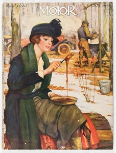 MoToR MAGAZINE APRIL 1920 216Pgs EXTRA FINE AUTOMOBILE CAR M190 - Picture 1 of 9