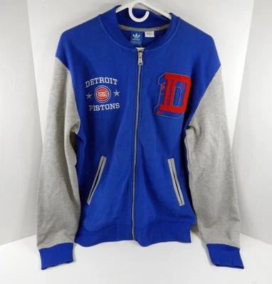 Chaqueta Universitaria 2015-16 Para Hombres Detroit Pistons Azul Originales Adidas Nueva Con Etiquetas 2XL 2S Foto 1 de 4