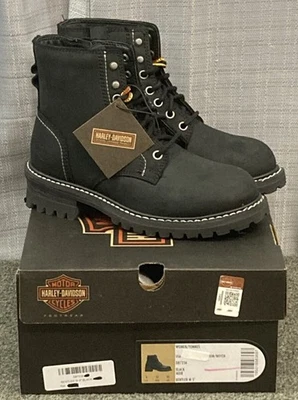 BOTAS MOTO HARLEY DAVIDSON D87236 NUEVAS MUJER BENTLER 5" NEGRAS Foto 1 de 4