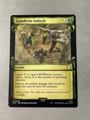 Galadhrim Ambush X1 SHOWCASE SCROLLS-NM/M-LOTR: Tales of Middle Earth - Image 1 of 2