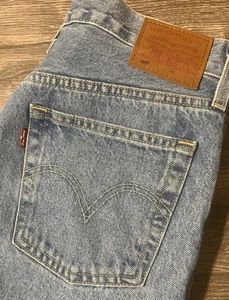 Levi’s 501 Premium Big E Button Fly Light Wash High Rise Blue Jean Sz 28 (30x30) - Picture 1 of 15