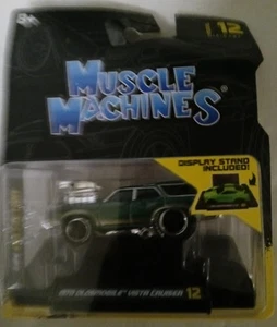 New  Muscle Machines 1970 Oldsmobile Vista Cruiser Green 1:64 Scale - Picture 1 of 2