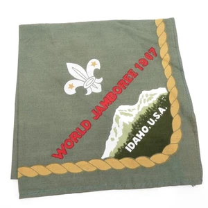 Pañuelo de los Boy Scouts 1967 World Jamboree Idaho EE. UU. Vintage años 60 - Imagen 1 de 1