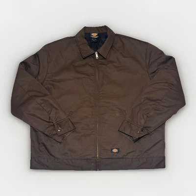 Chaqueta Dickies Eisenhower aislada marrón oscuro talla XXL larga Foto 1 de 4