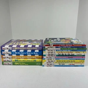 Dr Seuss Lot The Big Purple Red Orange Blue Green Book Of Beginner Books 19 Book - Picture 1 of 8