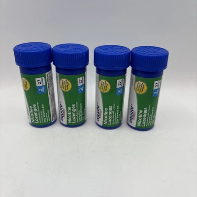 4 27 Count Equate Nicotine 108 Total Lozenges  Regular 2mg Mint Stop Smoking Aid - Image 1 of 4