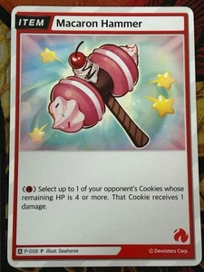 CookieRun Braverse TCG - Macaron Hammer (P-008) Promo Card NEW English - Imagen 1 de 6