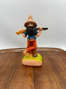 Estatuilla de plástico Hillbilly vintage de 6" molde soplado - Hong Kong - Imagen 1 de 4