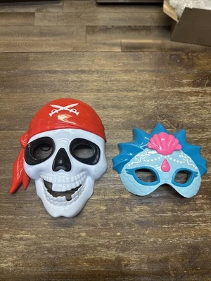 2 Máscara Iluminada Halloween Niños/Adultos con Pilas Pirata y Sirena Foto 1 de 4