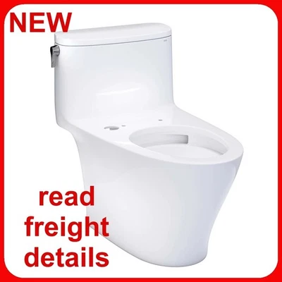 TOTO Nexus 1.28 GPF Silla Alargada de Una Pieza Altura Inodoro con Tornado Al Ras Foto 1 de 2