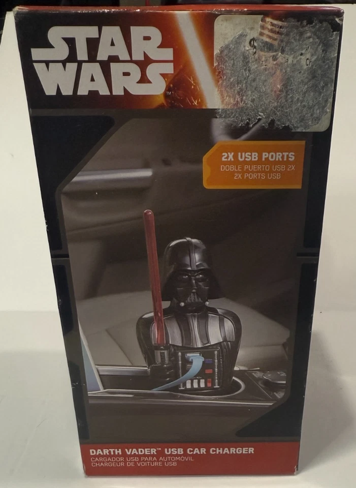 Cargador de coche USB Darth Vader nuevo en caja Foto 1 de 1