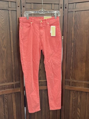 Women's Michael Kors Sangria Izzy Skinny Mid-Rise Pants - Sz 8, NWT - Image 1 of 4