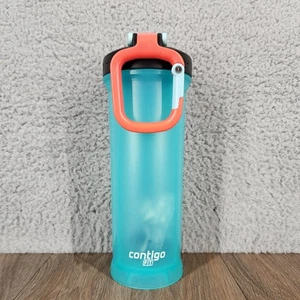 Botella mezcladora con tapa a presión Contigo Fit Shake & GO 2.0 28 OZ turquesa NUEVO - Imagen 1 de 10