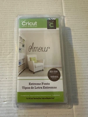 NUEVO CARTUCHO CRICUT DIARIO "FUENTES EXTREMAS - AMOUR" Foto 1 de 2