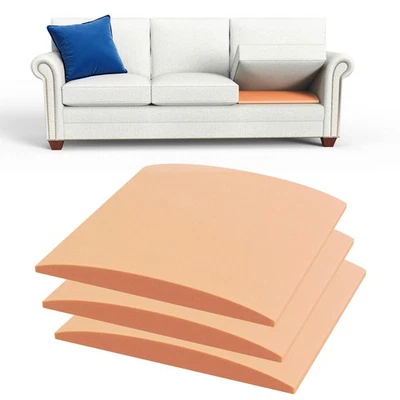 沙发靠垫支撑下垂座椅 - 20 x 20x 2 高密度弧形 40D S... — 第 1/4 张图片