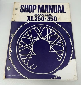 Vintage Honda Service Repair Shop Maintenance Manual XL250 XL350 XL250 K1 - Bild 1 von 17