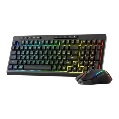 Redragon S142 Wireless Gaming Keyboard Mouse Combo RGB Backlit 98 Keys K515 - Image 1 of 4