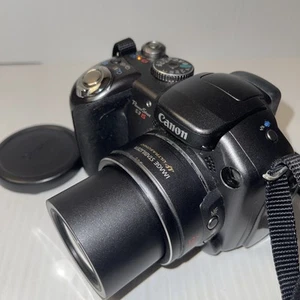 Canon Powershot S3 IS Digital Camera Screen Is Black Parts Only - Picture 1 of 24