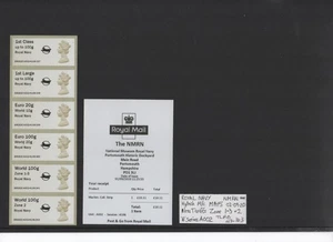 MACHIN Ma15 NMRN A002 ZONE RATES 1-3 2020 Collector Strip POST GO RARE - Picture 1 of 1