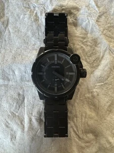 Diesel schwarzes Zifferblatt metallisch PVD Herrenuhr DZ4235 (braucht Batterie) - Bild 1 von 4