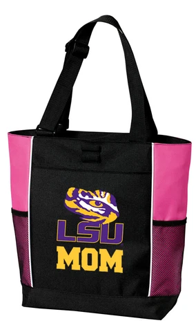 LSU Tigers Mom Tote Bag LSU Mom for BEACH SHOPPING GROCERIES POOL Cover