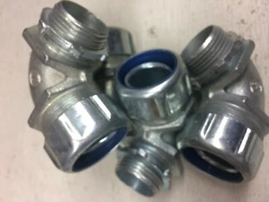 (1) 1 Zoll T & B DICHTUNG DICHT/FLÜSSIGDICHT 90 GRAD STECKER - Bild 1 von 3