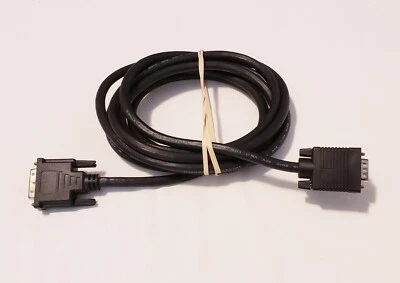 VGA to DVI monitor cable, M/M, E19932-T, 10ft, Blk - Image 1 of 4