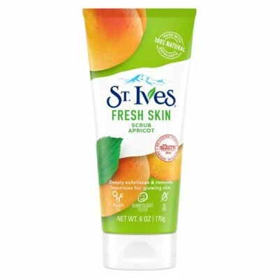 St. Ives Fresh Skin Apricot Scrub Deeply Exfoliates For Smooth Skin Oil Free 6oz - Image 1 of 4