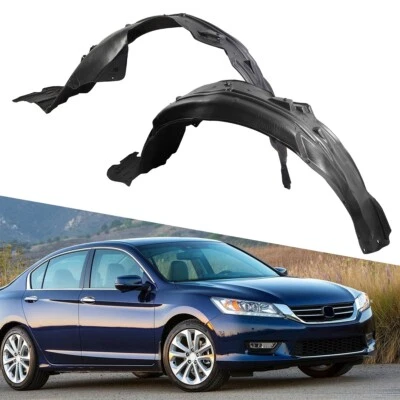 1 conjunto protetor contra respingos forro de para-lama dianteiro para 2013 2014 2015 Honda Accord LH+RH  - Imagem 1 de 4