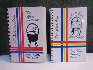 Volume I & II The Salvation Army Kettle Cookbook Cleveland Ohio  1970's-80's - Picture 1 of 9