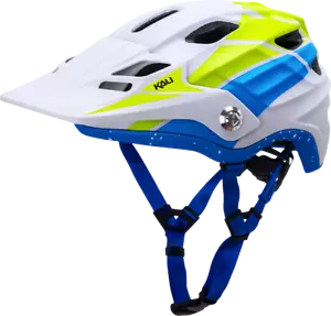 KALI - 220424317 Maya 3.0 Helmet LTD Race Matte Gray/Lime/Blue L/XL - Picture 1 of 4