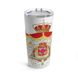Coat of Arms Polish-Lithuanian Commonwealth,20oz Insulated Tumbler Stainless - Picture 1 of 5