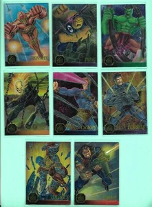 1995 Marvel Flair Annual Trading Card YOU PICK Chromium Insert Set Builder - Picture 1 of 17
