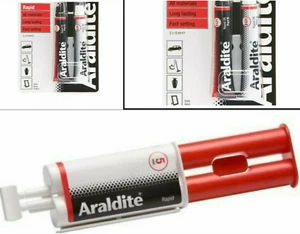 Araldite Rapid Fast Setting Epoxy 2 Part Strong Adhesive Glue 2 x 15ml Tubes - Picture 1 of 8