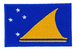 TOKELAU ISLANDS FLAG PATCH Patches Rucksack ABZEICHEN AUFBÜGELN NEU BESTICKT - Bild 1 von 1