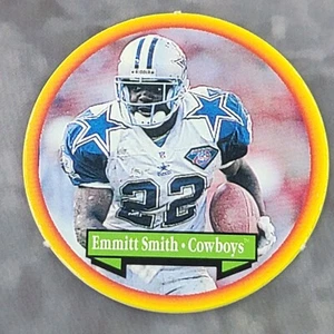 NFL POG Team Milkcap Juego Retro Vintage Años 90 - Emmit Smith - Vaqueros - Imagen 1 de 2