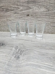 4er Set Klarglas Schnapsgläser Bargeschirr - Bild 1 von 3