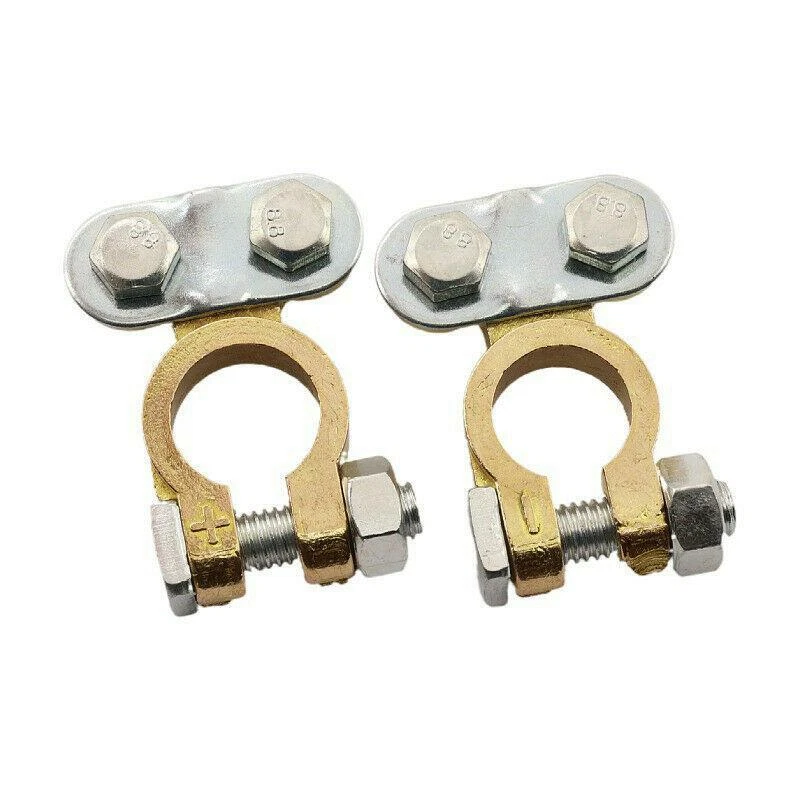 Par Universal Batería Coche Terminal Desconexión Positivo Negativo Interruptor Enlace 8mm Foto 1 de 4