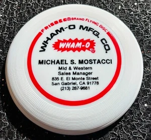 (Decades Old) Michael Mostacci  (Vintage) MINI Disc Golf  Frisbee IFA #482 Whamo - Picture 1 of 9