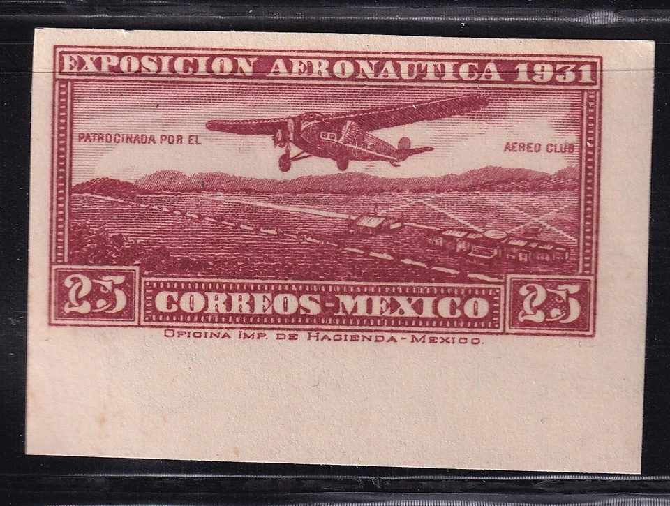 ucv37 México 1931 Avión y campo de vuelo Sc#C37 Mc#648 Foto 1 de 1